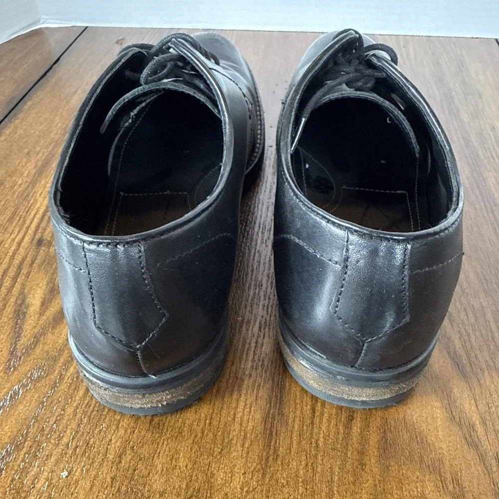 TAILORED CULTURE‎ STAFFORD SHOES GENUINE LEATHER MENS 8 M BLACK